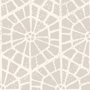 Neutral Geometric Block Print - Warm Gray 1 - Jumbo