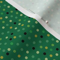St Patty Confetti Dots on Green 