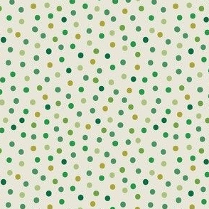 St Patty Confetti Dots on Cream 