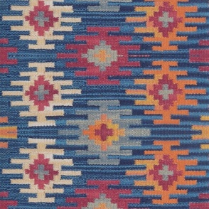 Tie Dye Kilim Faux Woven Texture large  
