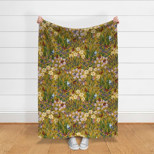 woodland in spring // larger scale - mustard