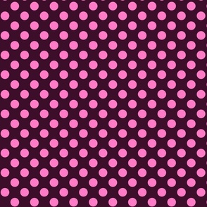 Polka Dots in Maroon & Pink Large