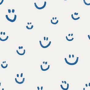 Happy Smiley – blue