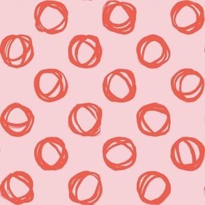 circular line – rose red