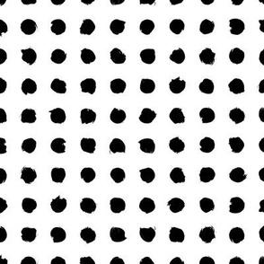 Plumarius Dots – black white