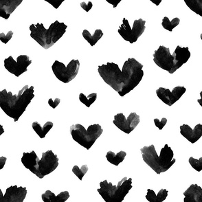 heart 6 – black white