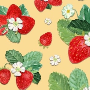 STRAWBERRY SURPRISE - STRAWBERRY KITCHEN COLLECTION (YELLOW)