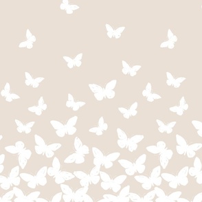 butterflies – beige