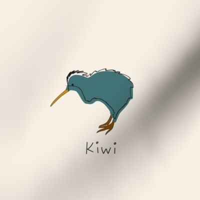 Cute little Kiwi 1- Hoopart Embroidery Template