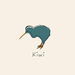 Cute little Kiwi 1- Hoopart Embroidery Template