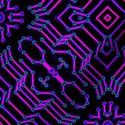 Neon Labyrinth-large scale