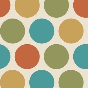 Geo Prints Teal Collection Circles