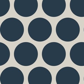 Geo Prints Navy Collection Circles Solid II