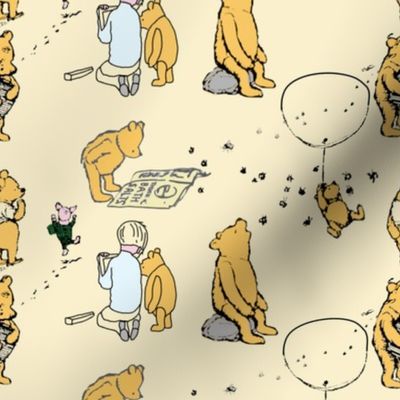 Winnie the Pooh  Piglet Christopher Robin