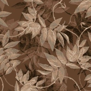 leaves_vine_coffee-brown-beige