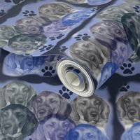 Plott Hounds Portraits dog breed fabric