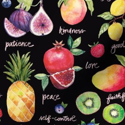 Watercolor Fruit of the Spirit