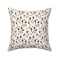 Limited Berries Grasscloth Neutral Floral pattern Kathrin Legg