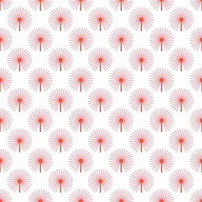 Abstract Dandelion Md | Red + Pink