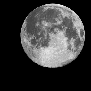 Jumbo B&W Moon for 18" throw pillows (one 16" moon every 18")