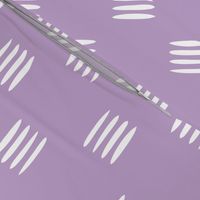 Four Lines Lavender Purple