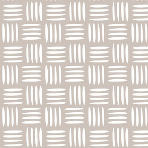 Four Lines Cross Weave Sand