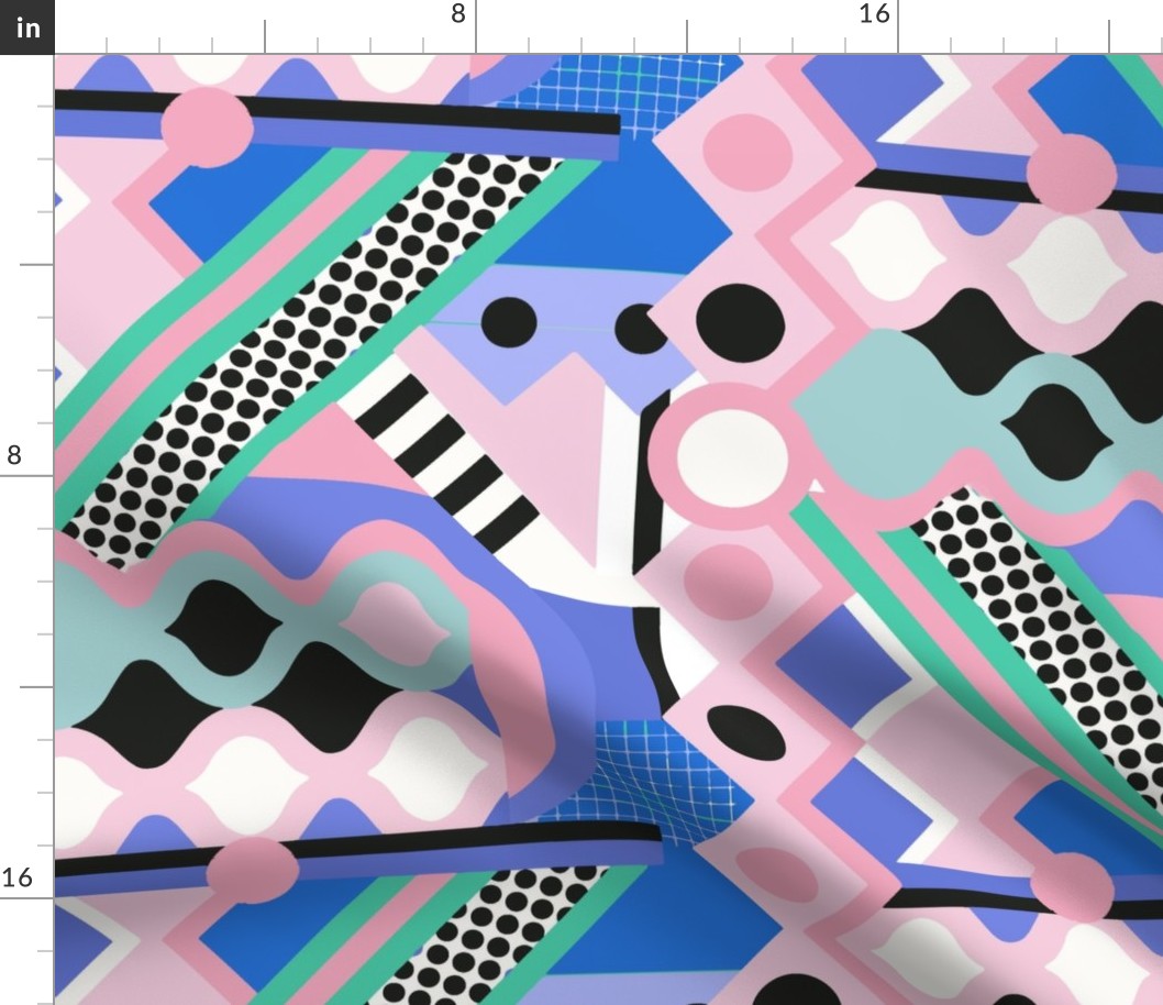 Fresh Princess - Bubblegum 90’s Geometric Abstract