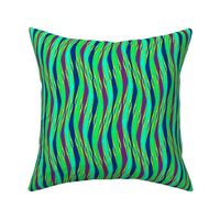 Stromboli purple blue green 8 x 6.5 