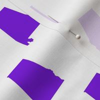  Alabama silhouettes - purple on white - ELH