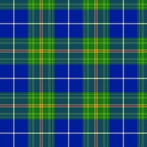 Nova Scotia Province official tartan, 3" bright colors