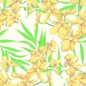 Tropicana orchid pattern 