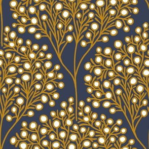 Simon (navy and gold)