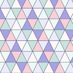 Petal Candy Triangles - purple
