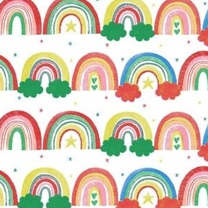 Happy rainbow stripe