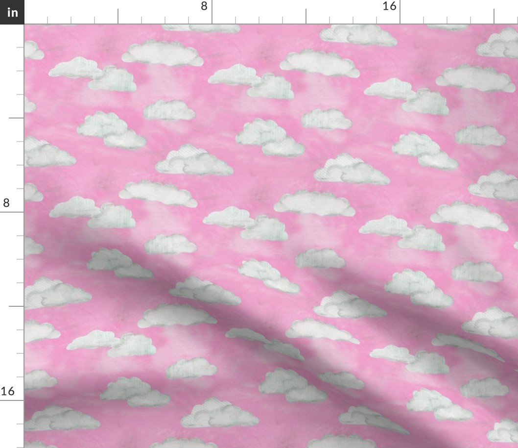 Cloudy Sky Pink Medium