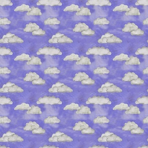 Cloudy Sky Purple Medium