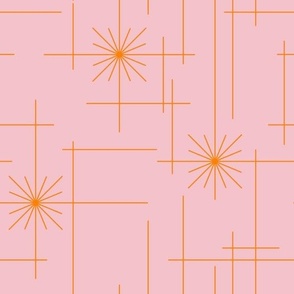 Orbs Starburst - Light Pink/Orange