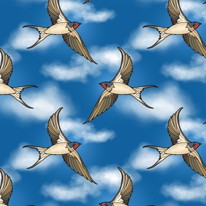 Swallows In the Sky 