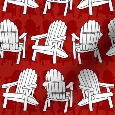 Adirondack Chairs (Lobster Red) 