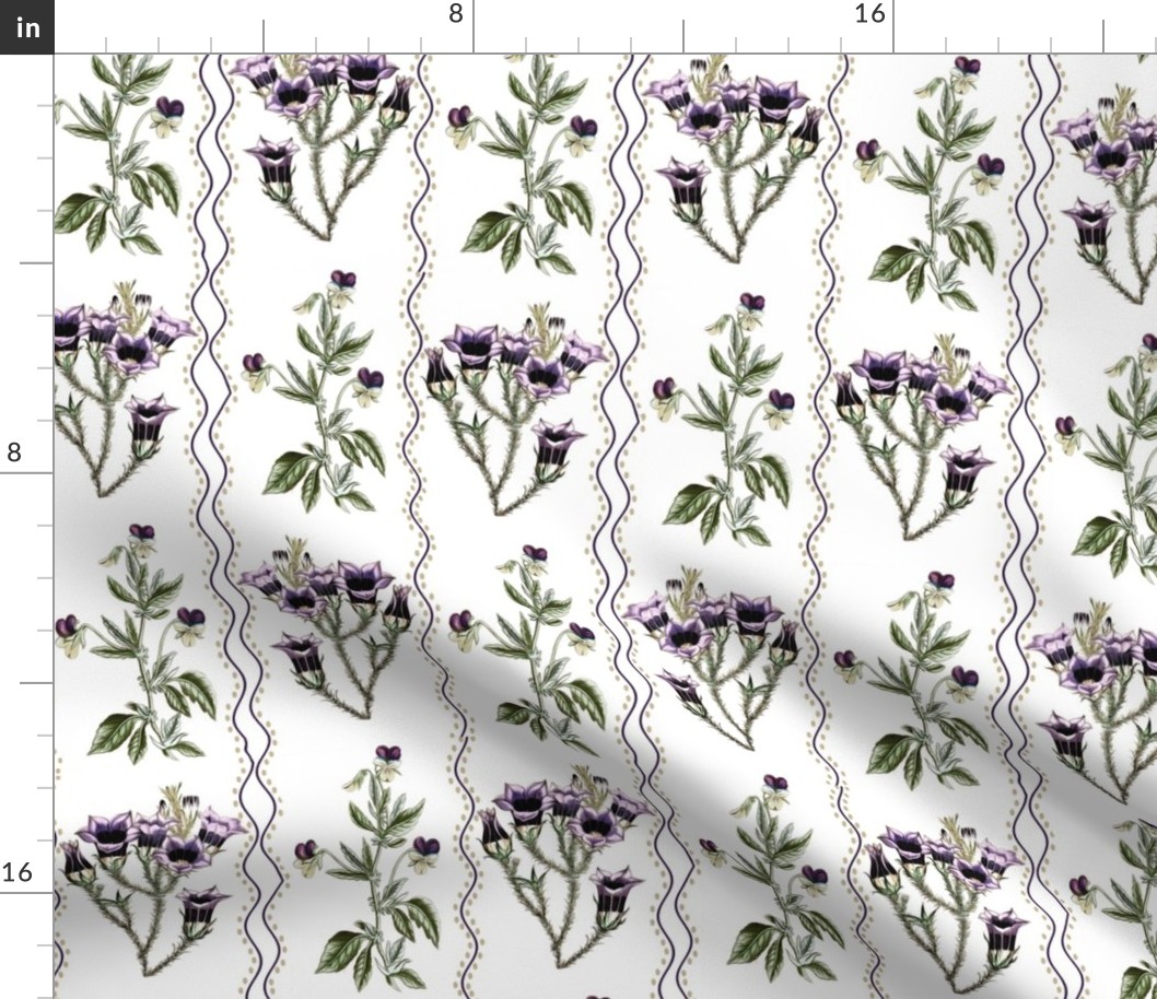 Roella Floral Stripe Violet