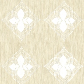White and Tan Textured Geometric, Tiles