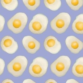 Sunny Side Up Eggs - periwinkle