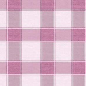 Rustic Gingham Check Lilac