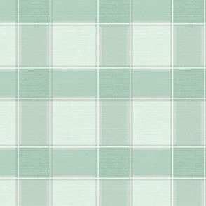 Rustic Gingham Check Pale Green