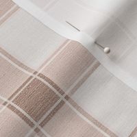 Rustic Gingham Check Soft Brown