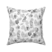 Silver gray painterly vibes - watercolor abstract spots - painted minimal brush strokes a828-11