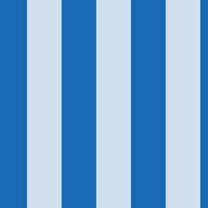 Vertical Cabana Stripe Wide | Bright Blues