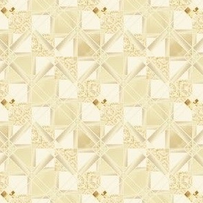 Delicate Pattern Geometric - Precious - White Gold