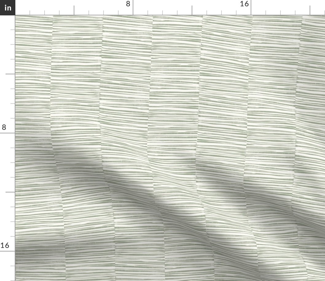 Kennebunkport green cream cut stripe all over texture