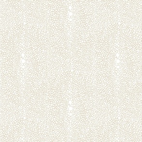 SHAGREEN beige on white